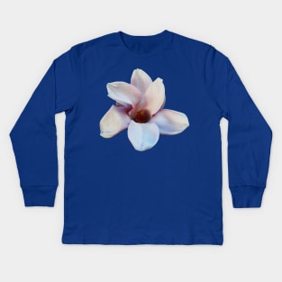 Magnolias - One Magnolia Blossom Kids Long Sleeve T-Shirt